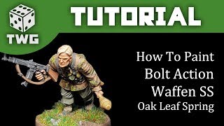 Bolt Action Tutorial How To Paint Waffen SS  Oak Leaf Spring Camo [upl. by Nitz836]