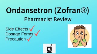 Ondansetron Zofran®  Ondansetron Side Effects Uses Precaution [upl. by Gladstone]