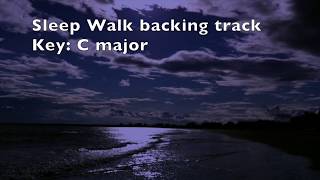 Guitar Backing Track Sleep Walk Santo and Johnny [upl. by Audun]