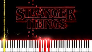 Stranger Things Piano Tutorial  Main Theme Song  sheets [upl. by Tertius]