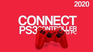 How to connect PS3 Controller to PC  wired and Wireless 2020 [upl. by Chaffin]