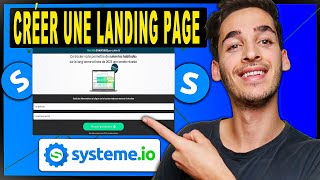 SYSTEME IO  Comment Créer une Landing Page sur systemeio [upl. by Jedidiah]