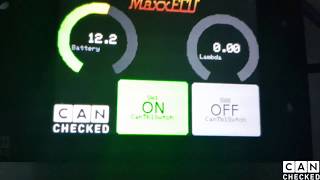 CANchecked  Can Bus Table switching with MaxxECU [upl. by Aisekal]