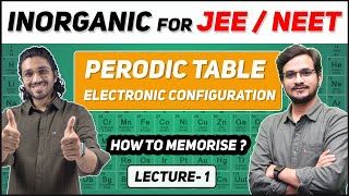 Inorganic Chemistry for JEENEET  Periodic Table  Lecture 1 [upl. by Lesde]