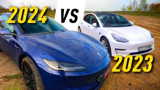 NEW 2024 Tesla Model 3 vs 2023  Is the upgrade worth it [upl. by O'Dell117]