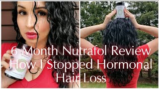 Complete Nutrafol Review My Hormonal Hair Loss Story How I Got My Hair Back Before amp After Pics [upl. by Karame]