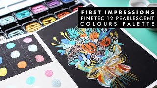 FINETEC 12 PEARLESCENT COLOURS FIRST IMPRESSIONS [upl. by Monahon]