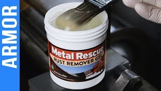 How To Remove Rust On Large Parts Paint On SAFE GEL [upl. by Tray225]