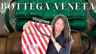 My Bottega Veneta Padded Cassette  Unboxing  Vlogmas [upl. by Aramoix45]