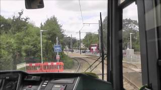 London Tramlink Cab Ride  Elmers End to West Croydon [upl. by Tempest]