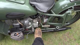 K750 Ural Dnepr running [upl. by Fleur]