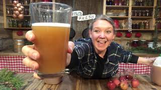 Homemade SPARKLING Cider Recipe  Probiotic amp NonAlcoholic [upl. by Nalhsa]