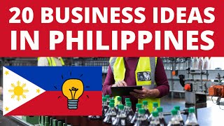 20 Business Ideas in Philippines to Start Your Own Business [upl. by Ydnac352]