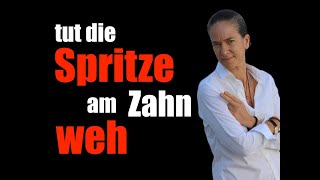 SPRITZE beim ZAHNARZT tut das WEH SCHMERZLOS betäubt [upl. by Aineles756]