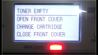 TONER EMPTY PROBLEM SOLVED TOSHIBA e STUDIO 230625062309A250620072303A2809A2303AM23072307 [upl. by Gatian]