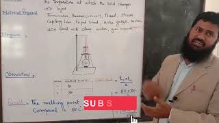 Determine the melting point of Naphthalene  9th chemistry practical  Experiment 51 [upl. by Drallim]