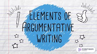 Elements of Argumentative Writing [upl. by Golanka]