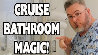 GREAT CRUISE BATHROOM FOR BIG CRUISERS  MSC Divina Balcony Cabin 10215 [upl. by Leasi186]