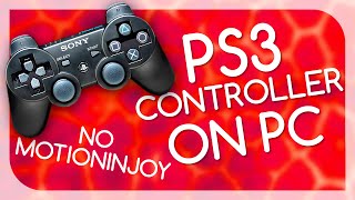 How to Connect PS3 Controller to PC No Motioninjoy  TUTORIAL [upl. by Llacam]