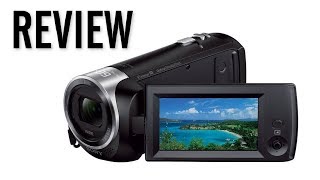 Sony Handycam HDRCX405 HD Video Camera Review [upl. by Nayarb867]