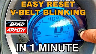 RESET VBELT BLINKING NMAX V1 IN 1 MINUTE BRAD ARMIN [upl. by Yrreb]