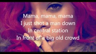 Rihanna Man down lyrics [upl. by Bysshe]