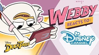 Webby Reacts  Compilation  DuckTales  Disney Channel [upl. by Anilehcim]