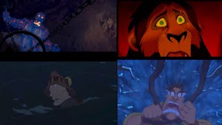 Top 10 Favorite Disney Movie Villains Defeats and Deaths [upl. by Rad613]