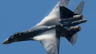 Paris Air Show 2013  Su35 vertical takeoff  Air Show HD [upl. by Slavic]