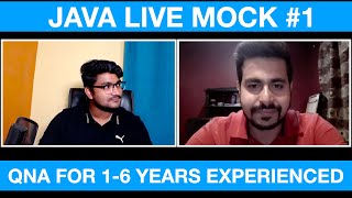 Java interview questions and answers for experienced  Live Mock  coding interview [upl. by Laeynad]