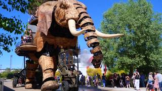 LE GRAND ELEPHANT  LES MACHINES DE LÎLE DE NANTES France [upl. by Aiynot]