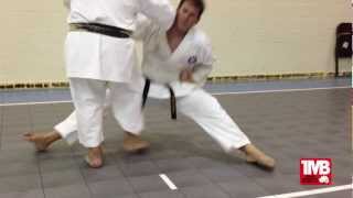 One Minute Bunkai Naihanchi Shodan 2 [upl. by Nnylodnewg]