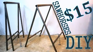 Steel SawHorses DIY PLANS [upl. by Ailefo]