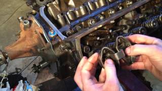 Installing pushrods and rocker arms [upl. by Godwin]