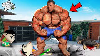 Franklin Becomes Strongest Ever But Shinchan And Pinchan Refuse To Believe In GTA 5 [upl. by Anec]