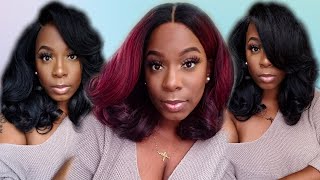 40 Natural Synthetic Wigs  New Outre NEESHA 204 amp 205  Ebonyline [upl. by Frymire]