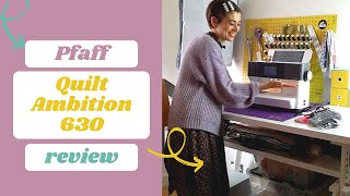 ✂ Review of my Pfaff Quilt Ambition 630 [upl. by Affrica]