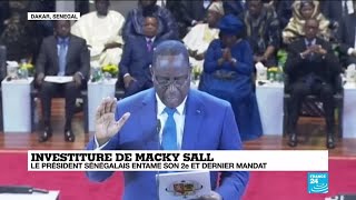 Le président sénégalais Macky Sall entame son 2e et dernier mandat [upl. by Giark]