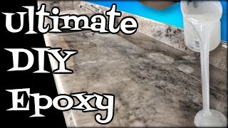 Epoxy Countertops DIY 🔴 ULTIMATE Step by Step 🔴 [upl. by Oivatco]