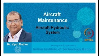 Lecture 03 Aircraft Hydraulic System [upl. by Ridgley589]