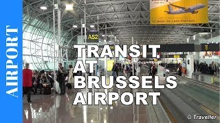 TRANSIT BRUSSELS Airport BRU  BrusselZaventem Airport BRU  Concourse A  Connection Flight [upl. by Atnicaj46]