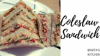 Coleslaw Sandwich Recipe [upl. by Haroun]