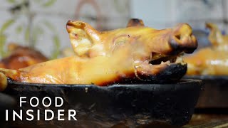 The Oldest Restaurant In The World Roasts Suckling Pig In A WoodFire Oven  Legendary Eats [upl. by Lucia]