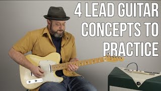 4 Lead Guitar 4 Techniques to MASTER [upl. by Aicul303]