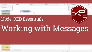 Working with Messages  NodeRED Essentials [upl. by Lenwood]
