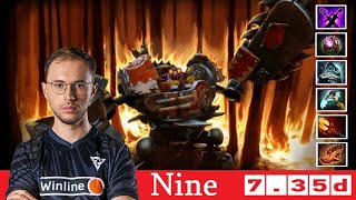 DOTA 2 Nine the TIMBERSAW OFFLANE 735d [upl. by Eiramanad566]