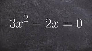 Solve by using the quadratic formula [upl. by Leonie]