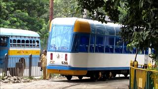 Kolkata Calcutta Trams  Esplanade Depot and a Ride on a New Tram Car [upl. by Adnamaa]