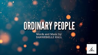 quotOrdinary Peoplequot  Piano Accompaniment and Lyrics [upl. by Farland]