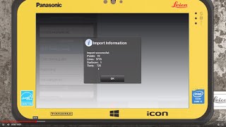 Leica iCON Data Import Export amp Merger [upl. by Aiciles]